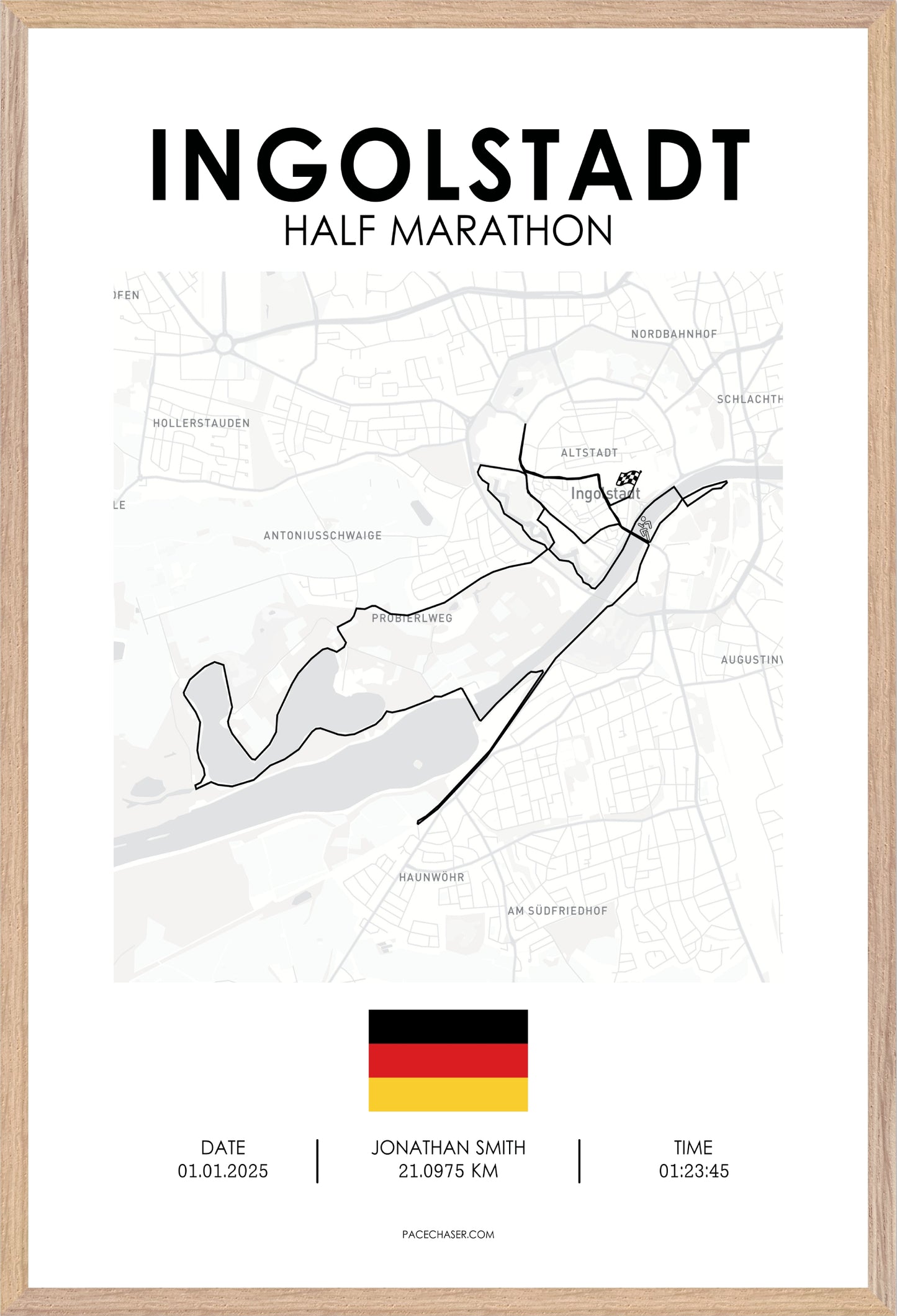 Halbmarathon Ingolstadt Poster