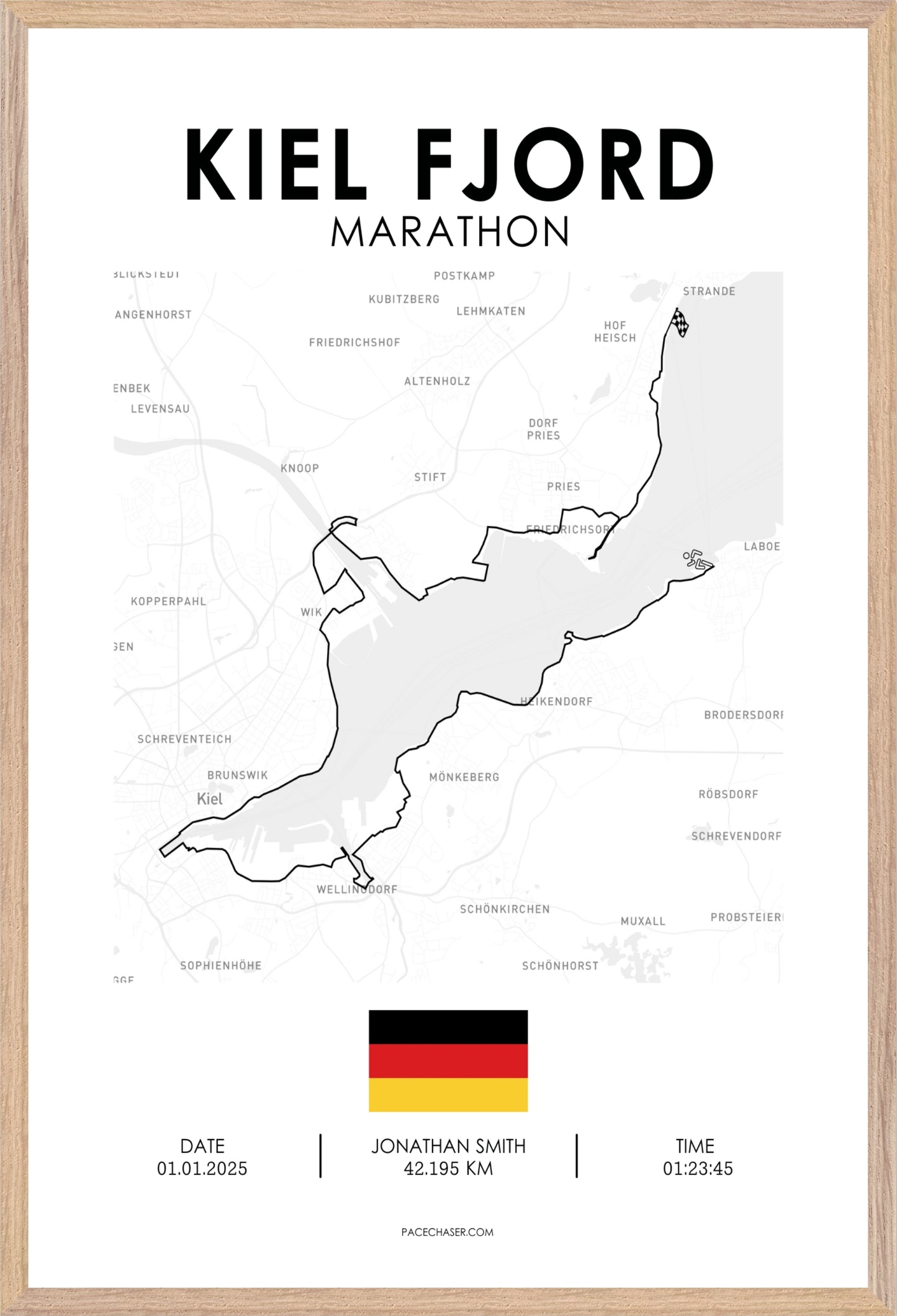 Marathon Kieler Förde Poster (2024, 2025)