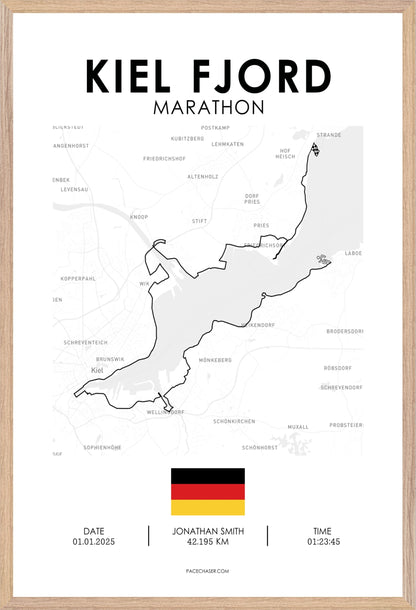 Marathon Kieler Förde Poster (2024, 2025)