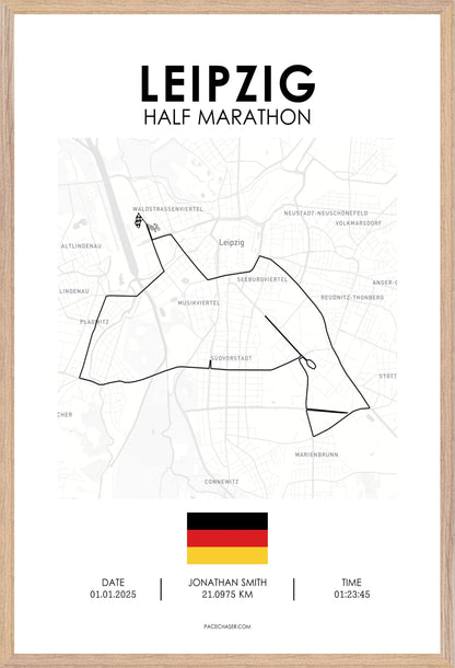 Leipzig Half Marathon Poster