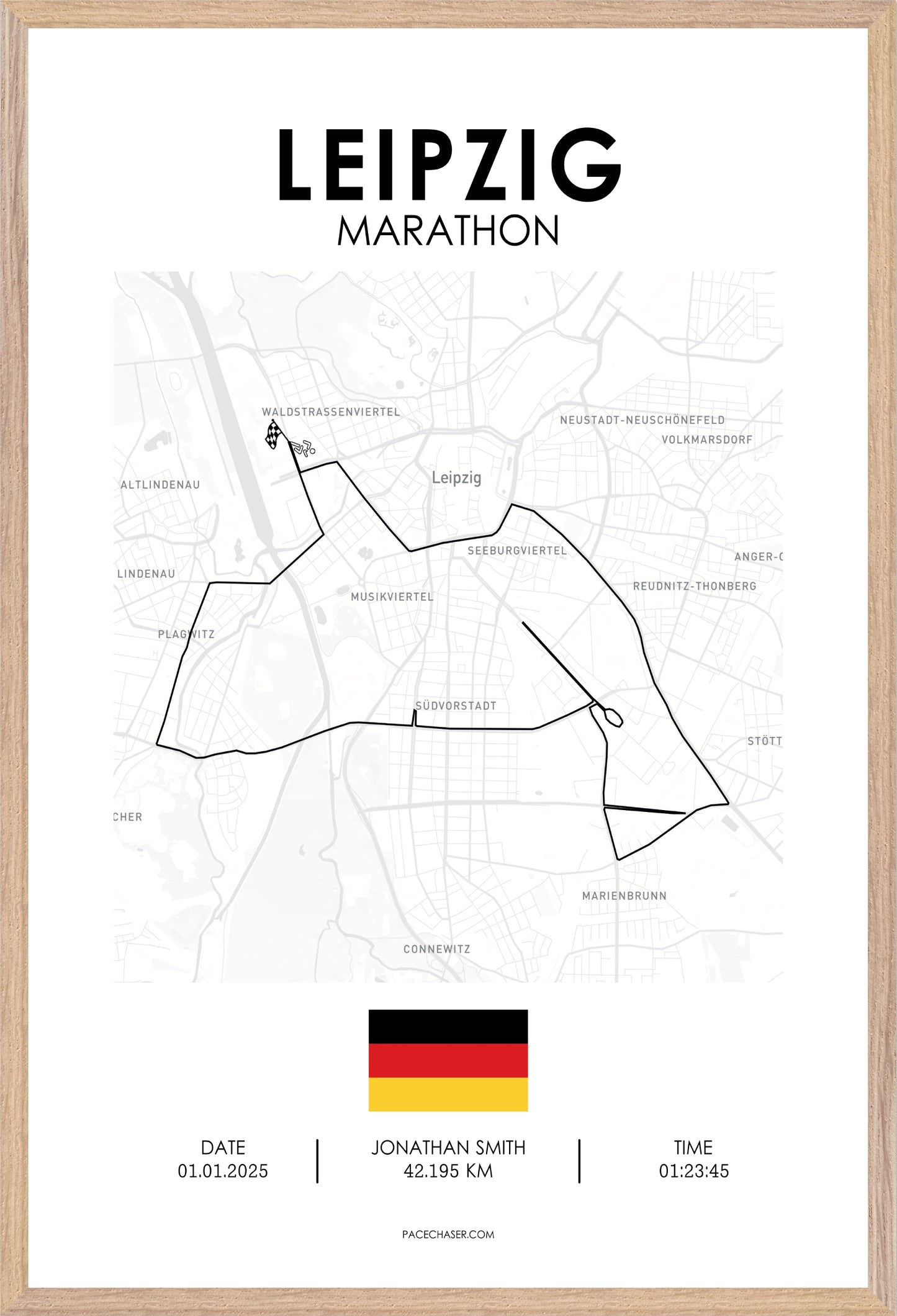 Marathon Leipzig Poster