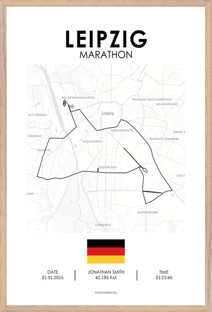 Marathon Leipzig Poster
