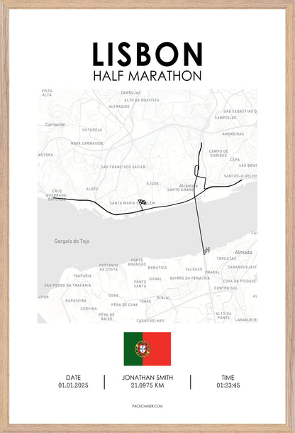 Superhalfs Lisbon Half Marathon Poster