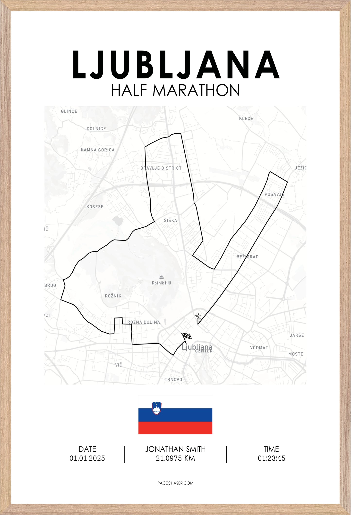 Ljubljana Half Marathon Poster