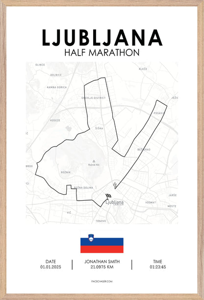 Ljubljana Half Marathon Poster