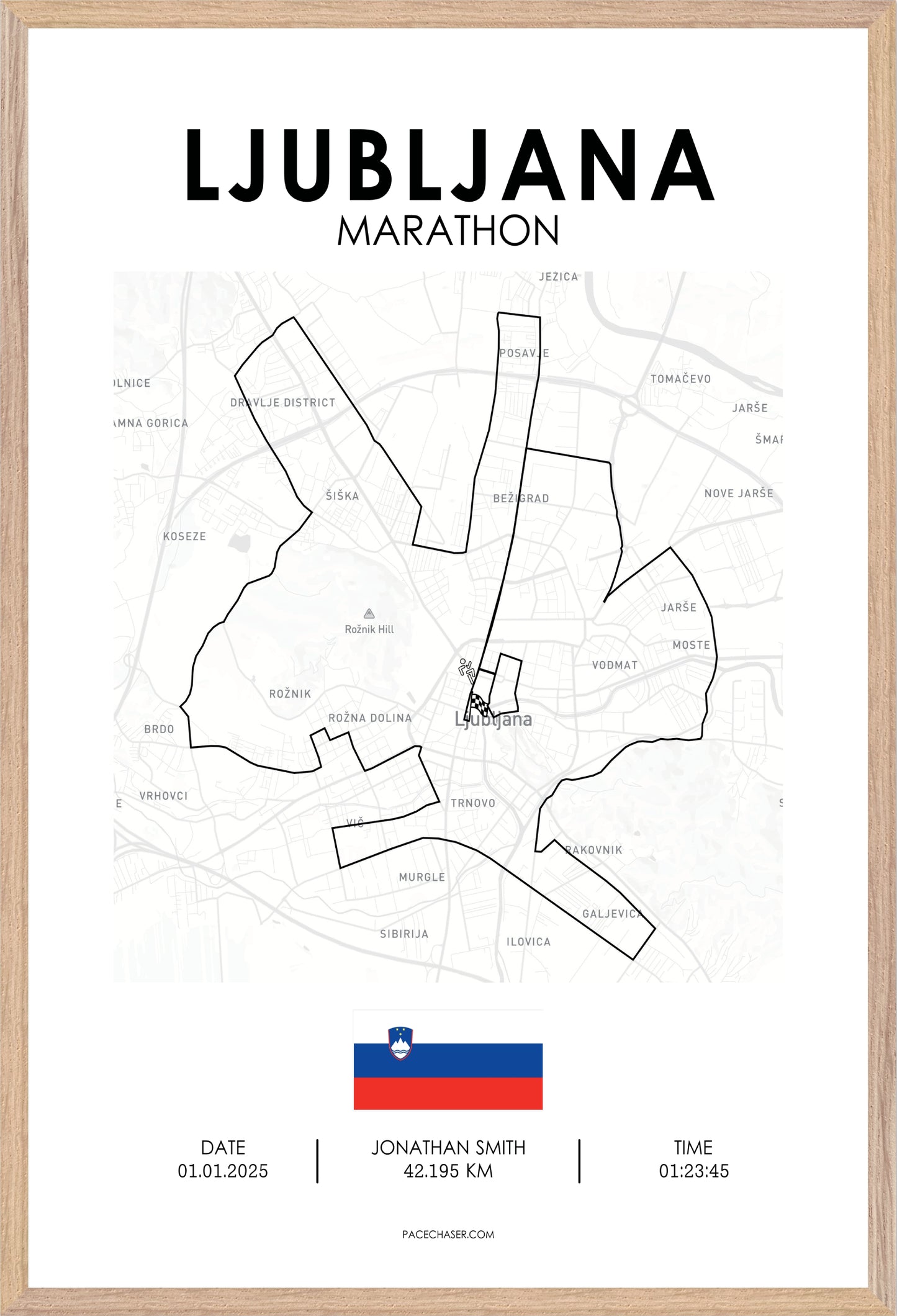 Marathon Ljubljana Poster