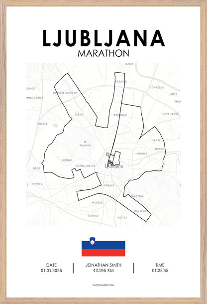 Marathon Ljubljana Poster