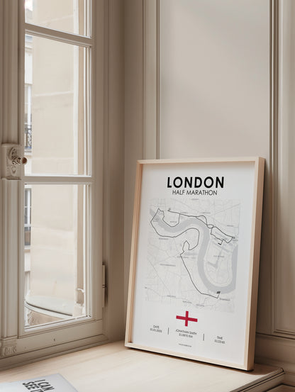 London Half Marathon Poster
