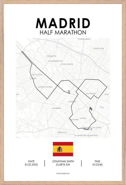 Madrid Half Marathon Poster