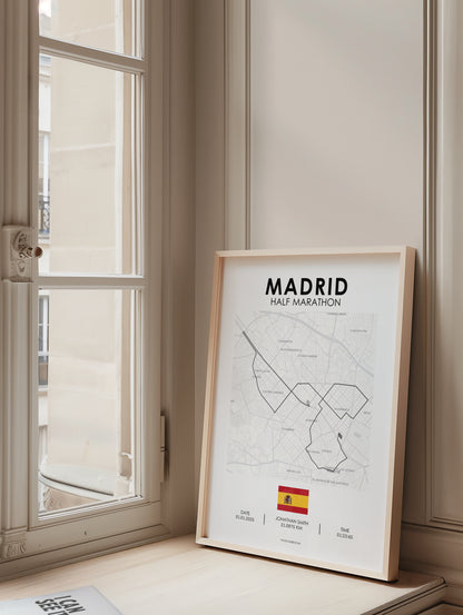 Madrid Half Marathon Poster