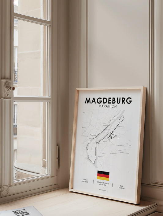 Marathon Magdeburg Poster (2025)