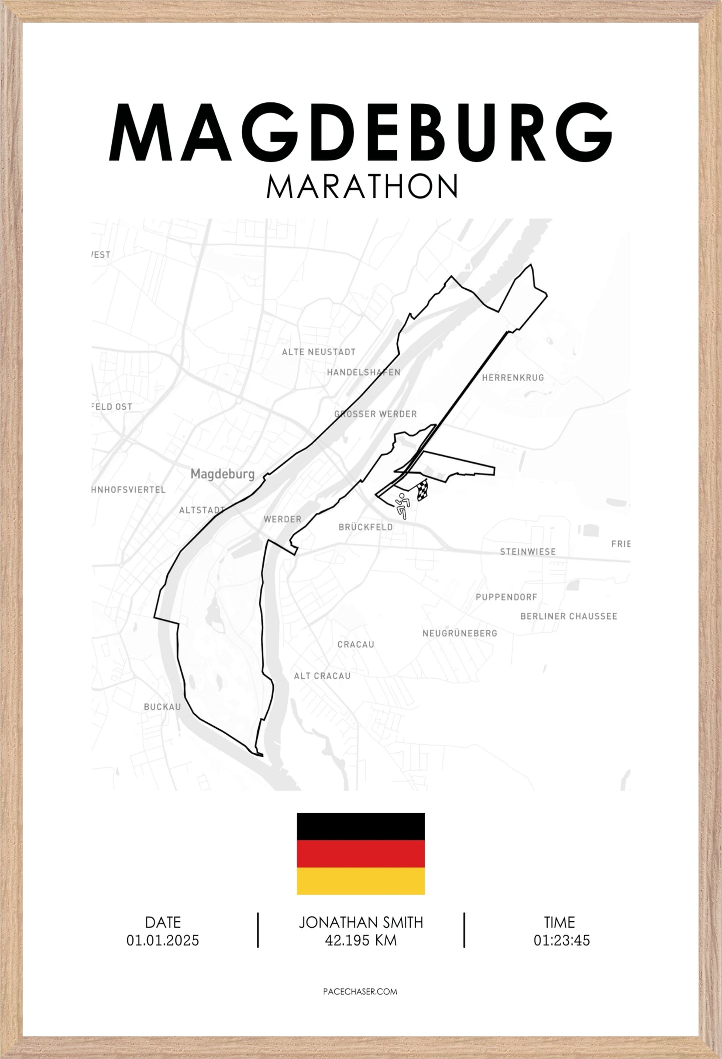 Marathon Magdeburg Poster (2025)