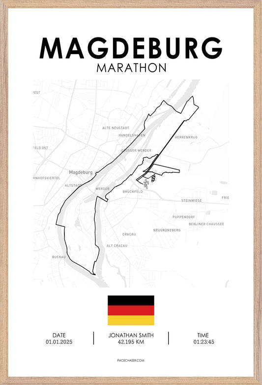 Marathon Magdeburg Poster (2025)