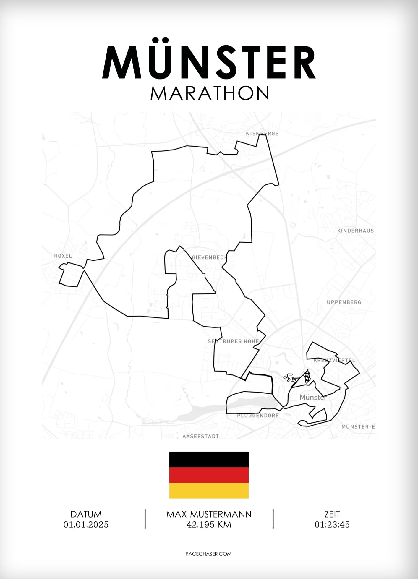 Marathon Münster Poster