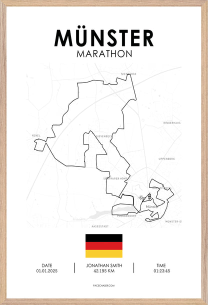 Marathon Münster Poster (2025)