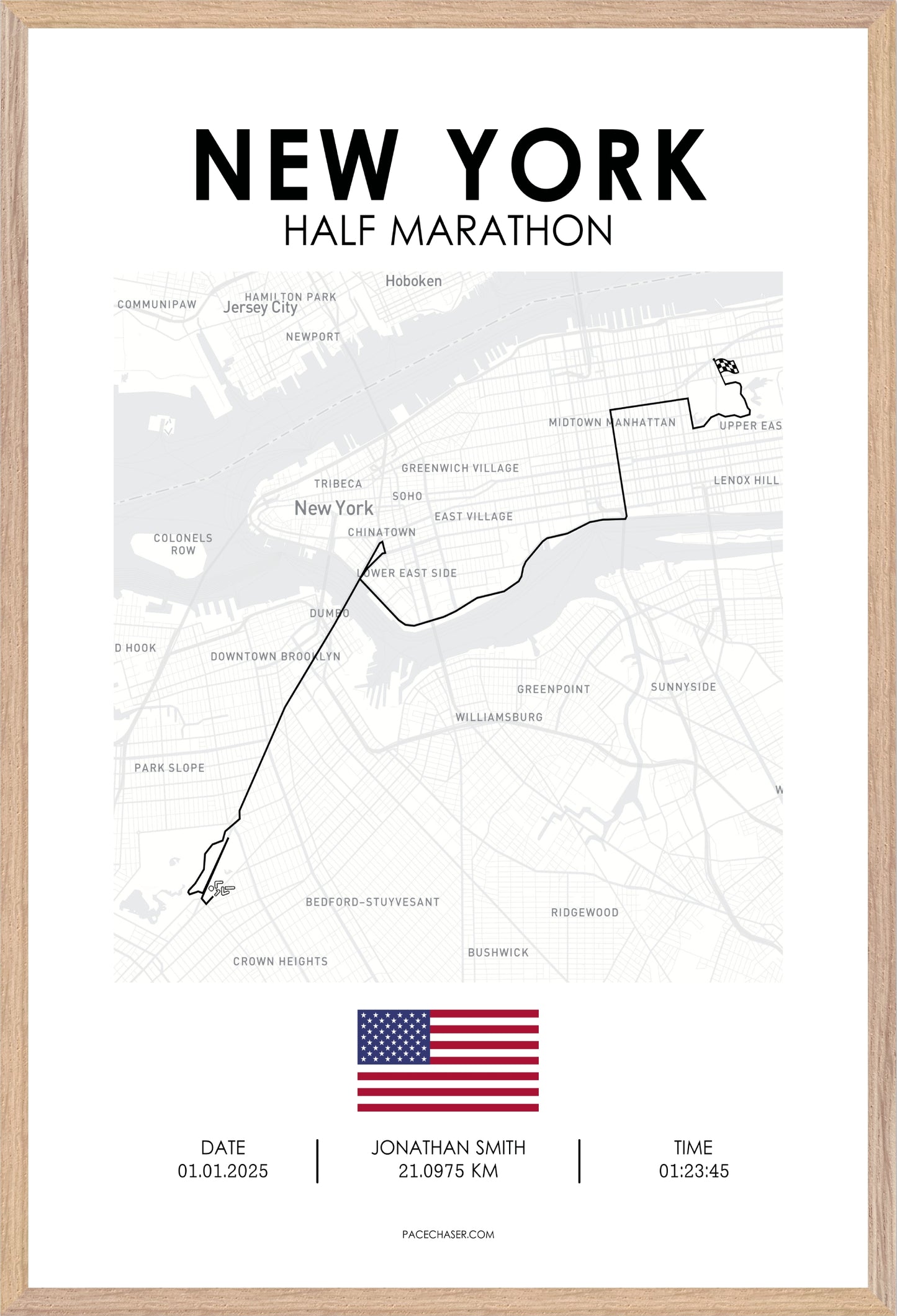 New York Half Marathon Poster