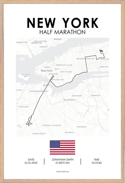 New York Half Marathon Poster