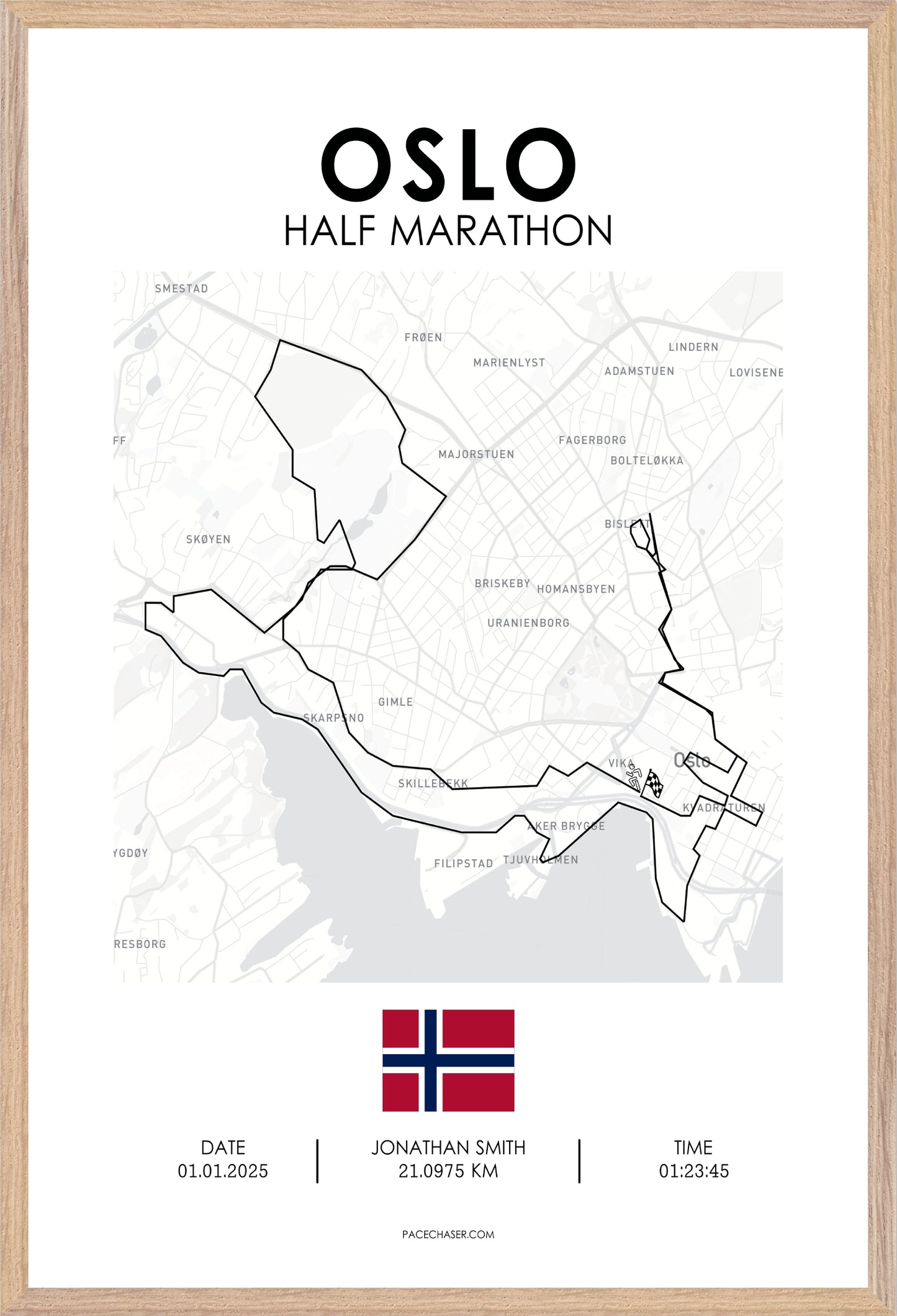 Oslo Half Marathon Poster