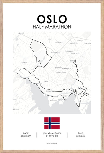 Oslo Half Marathon Poster