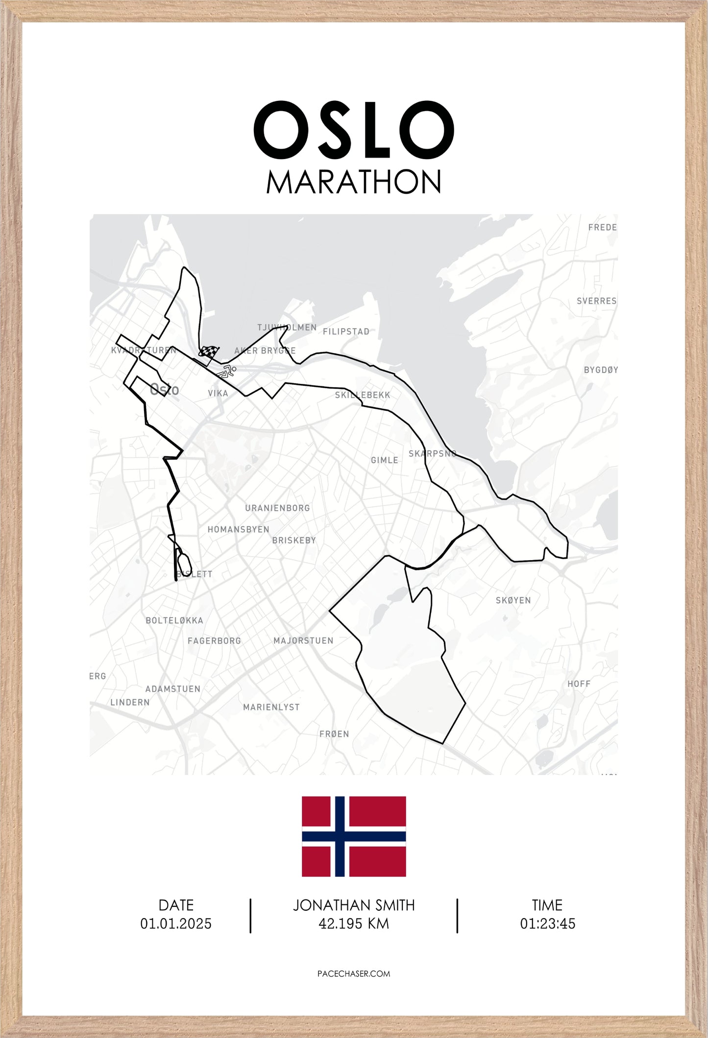 Oslo Marathon Poster