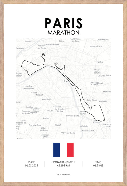 Paris Marathon Poster