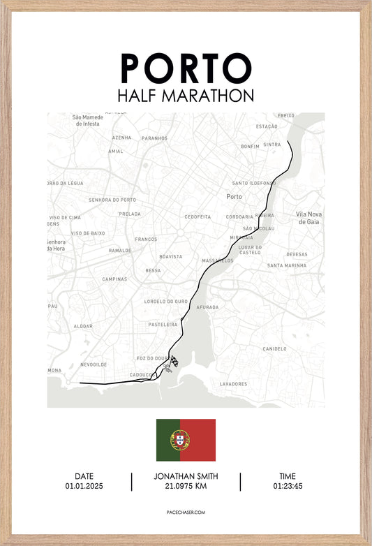 Halbmarathon Porto Poster