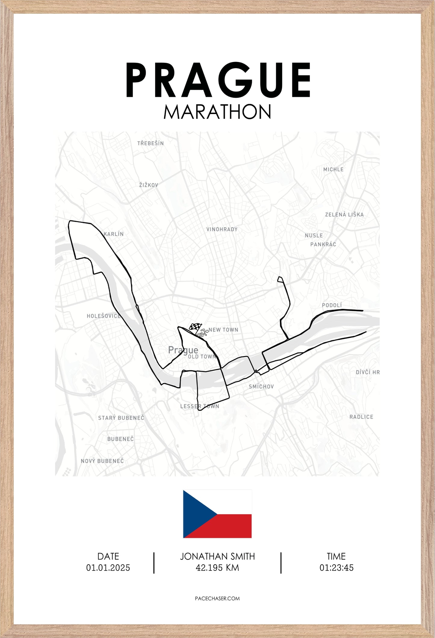 Prague Marathon Poster