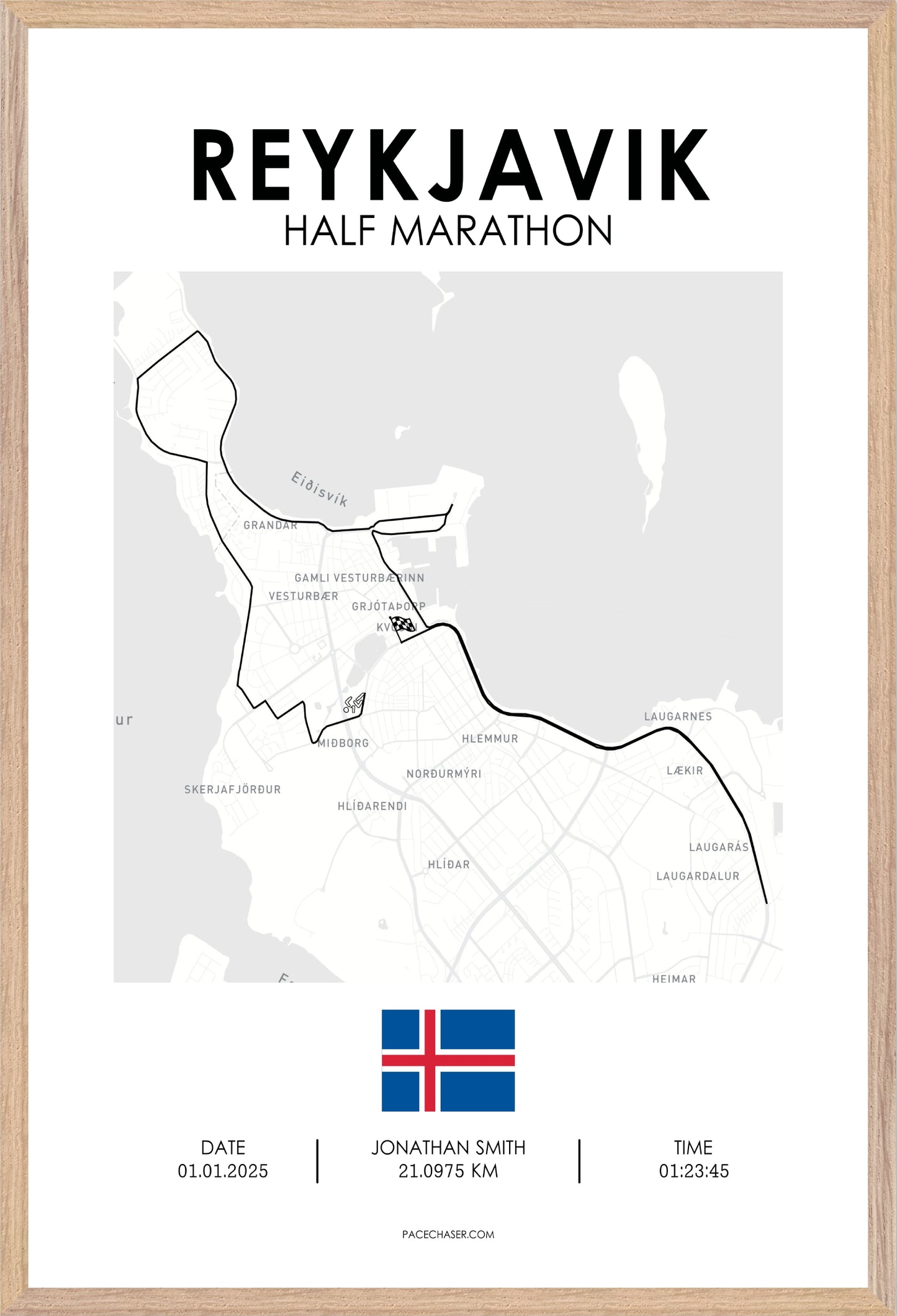 Reykjavik Half Marathon Poster