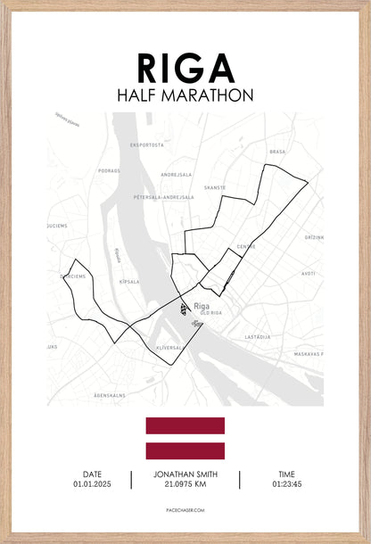 Riga Half Marathon Poster