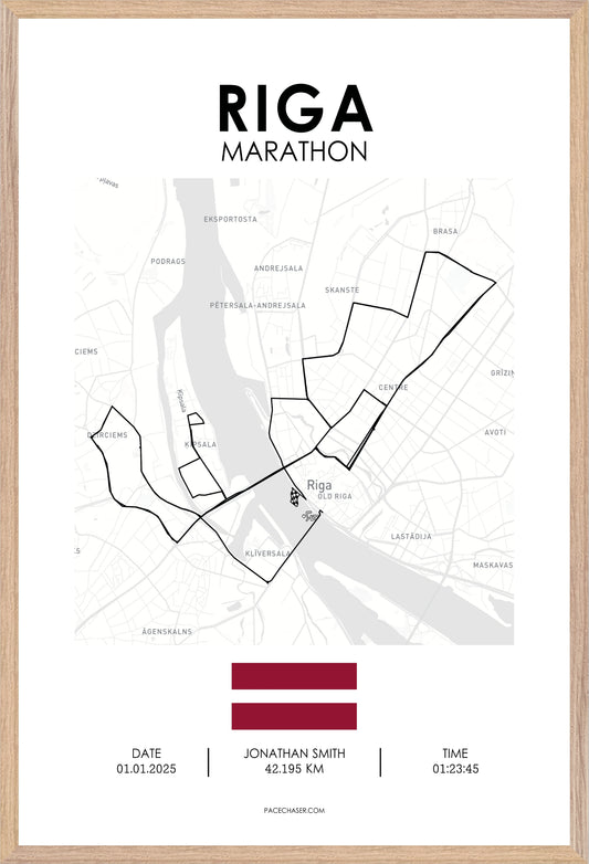 Marathon Riga Poster