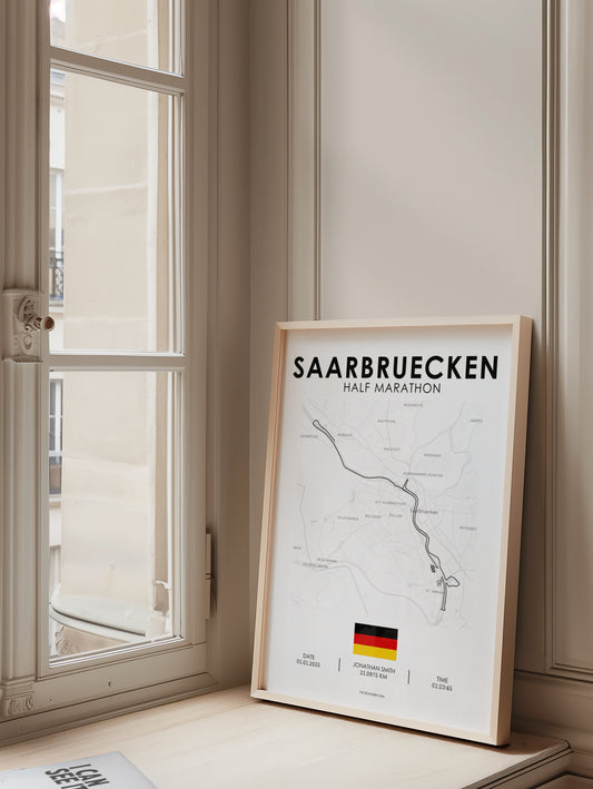 Halbmarathon Saarbrücken Poster (2025)