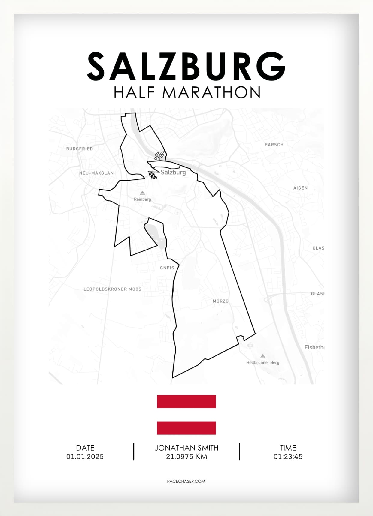 Salzburg Half Marathon Poster
