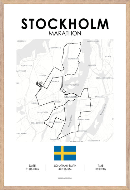 Stockholm Marathon Poster