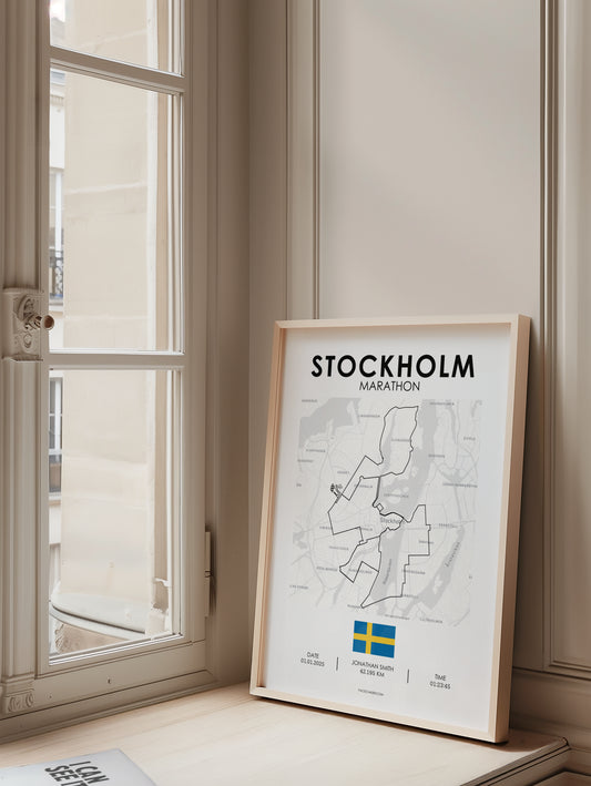 Stockholm Marathon Poster