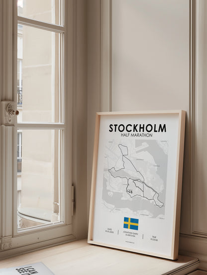 Stockholm Half Marathon Poster