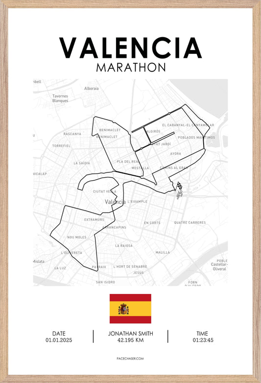 Marathon Valencia Poster (2025)