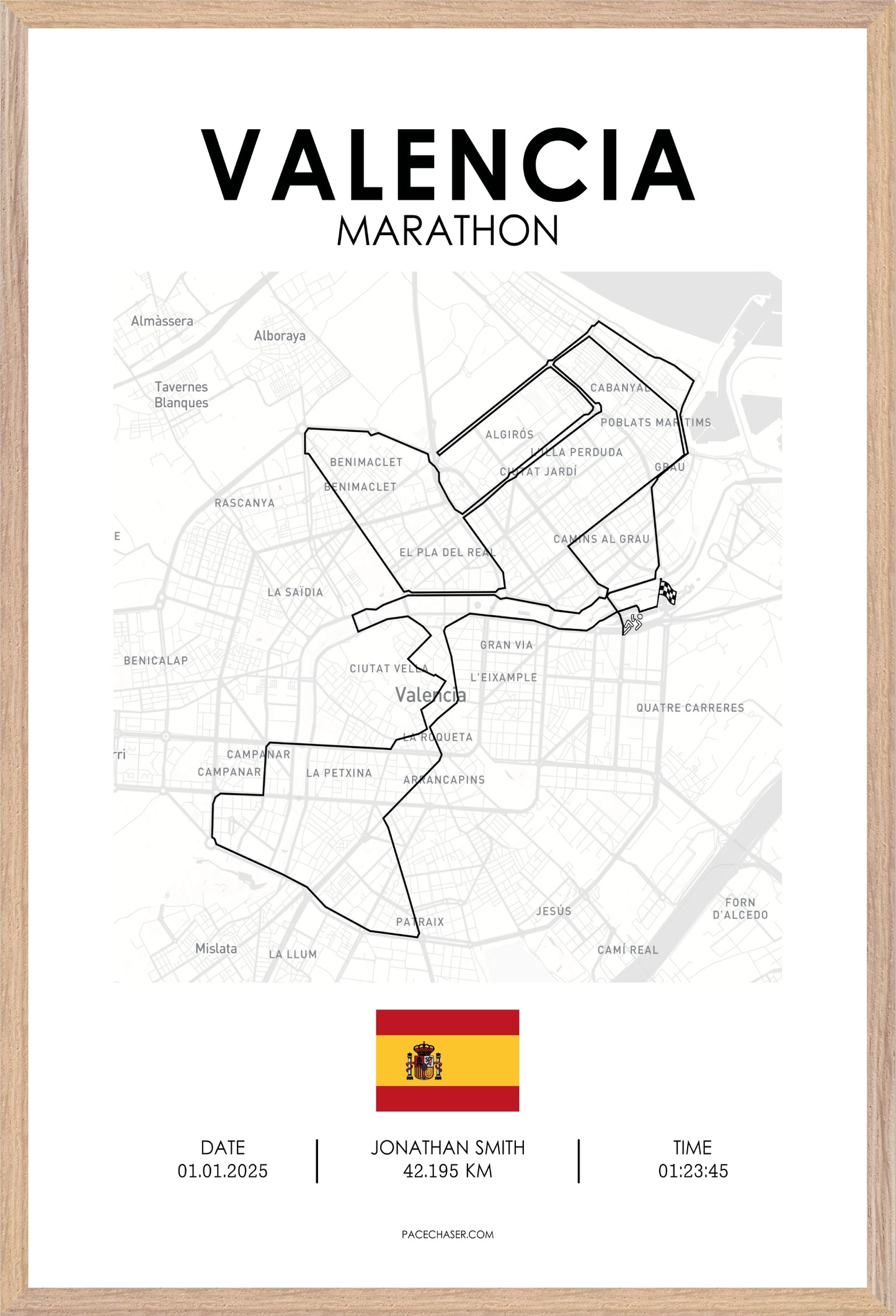 Valencia Marathon Poster