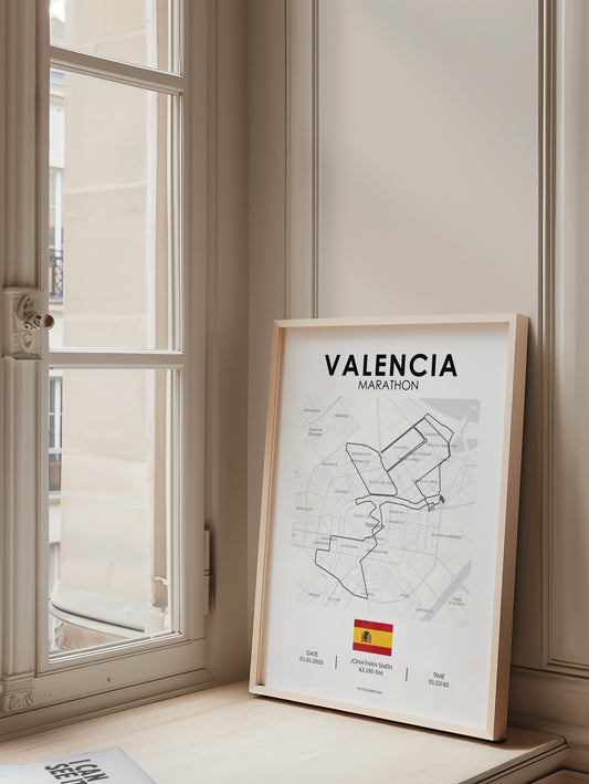 Valencia Marathon Poster