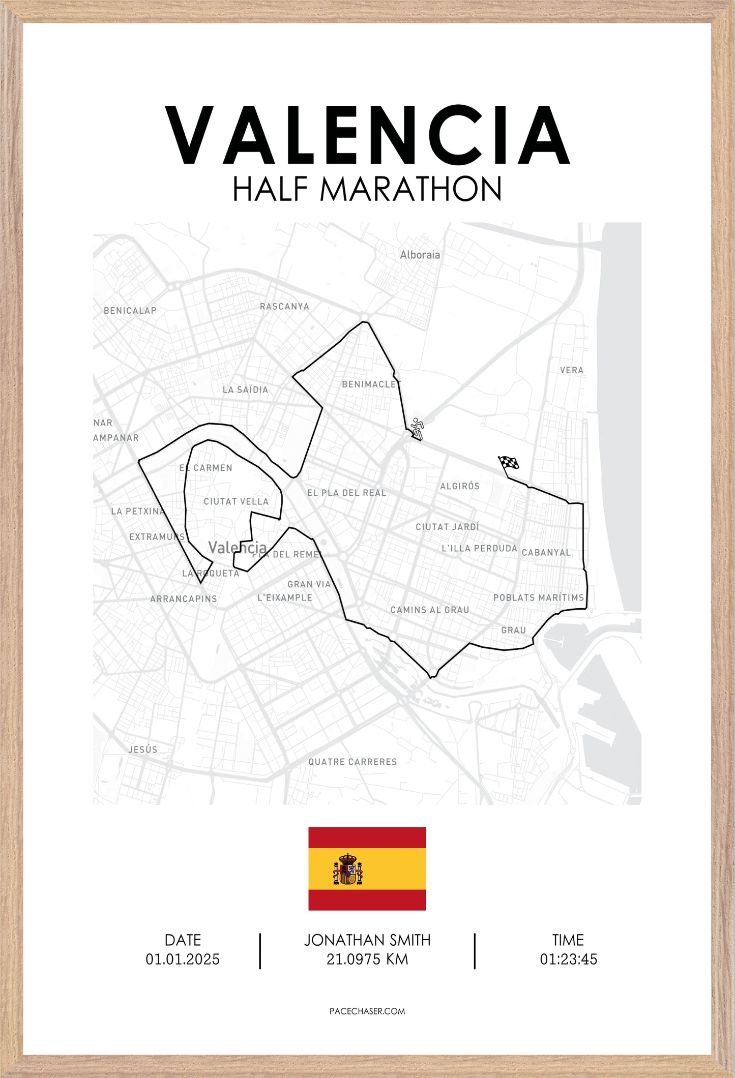 Superhalfs Half Marathon Valencia Poster