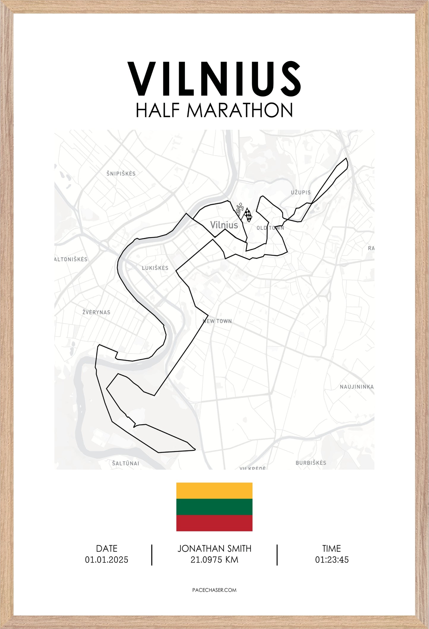 Vilnius Half Marathon Poster