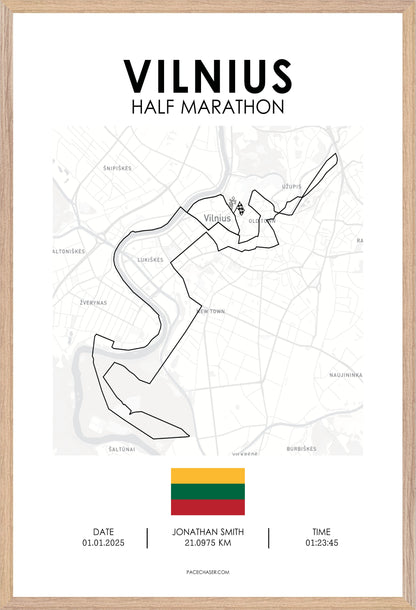 Vilnius Half Marathon Poster