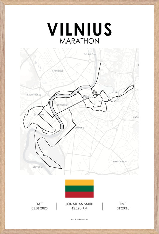 Vilnius Marathon Poster