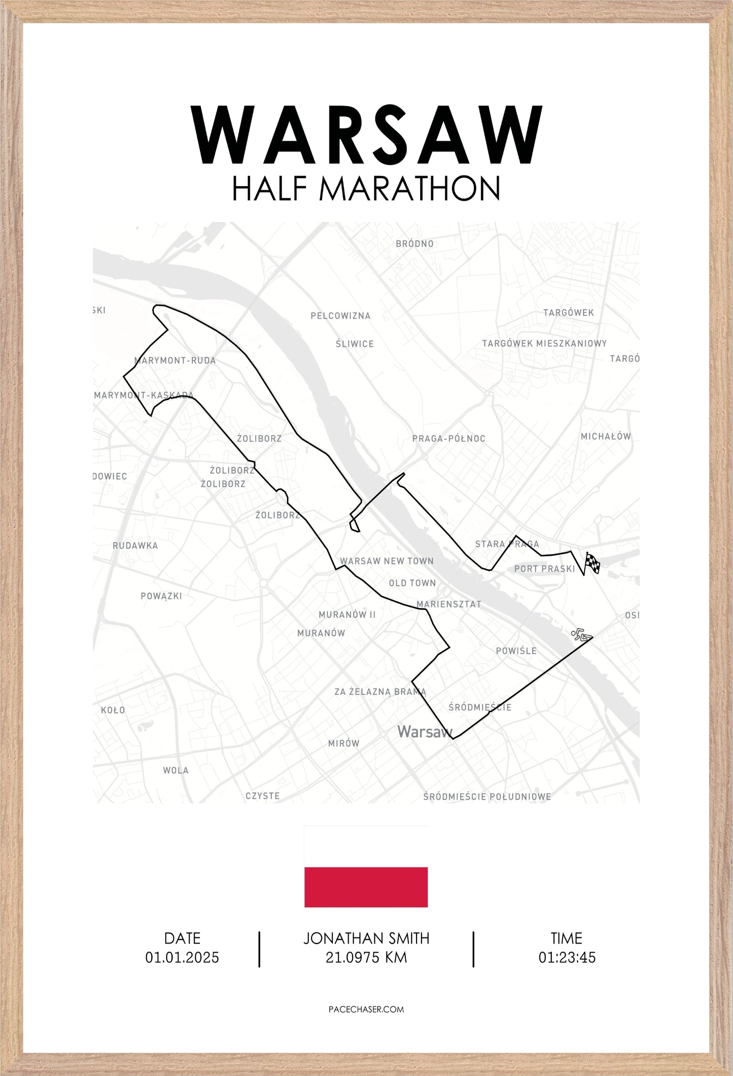 Warsaw Half Marathon Poster