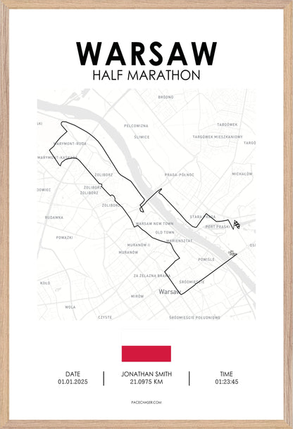Warsaw Half Marathon Poster