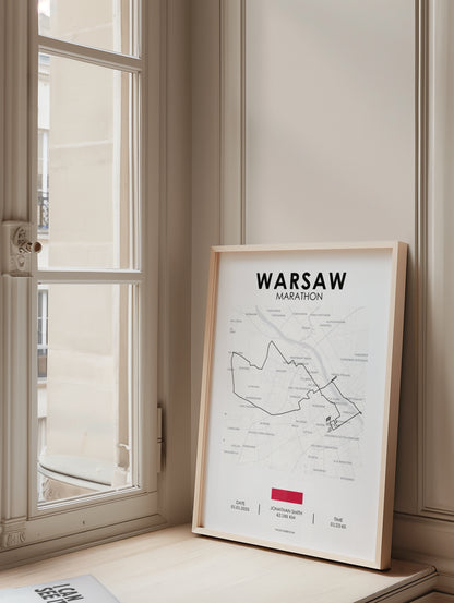 Warsaw Marathon Poster