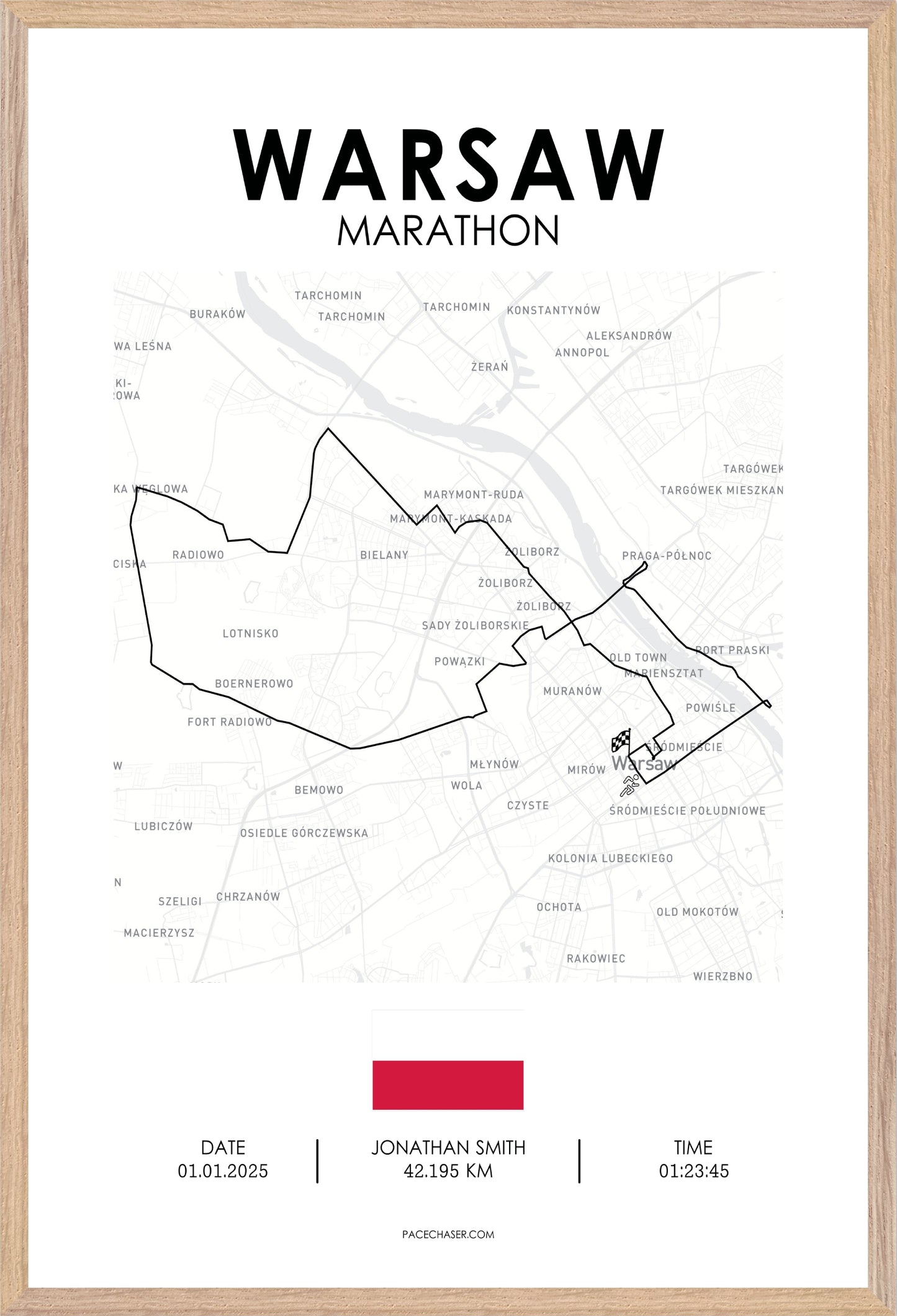 Warsaw Marathon Poster
