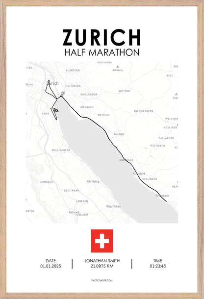 Zurich Half Marathon Poster