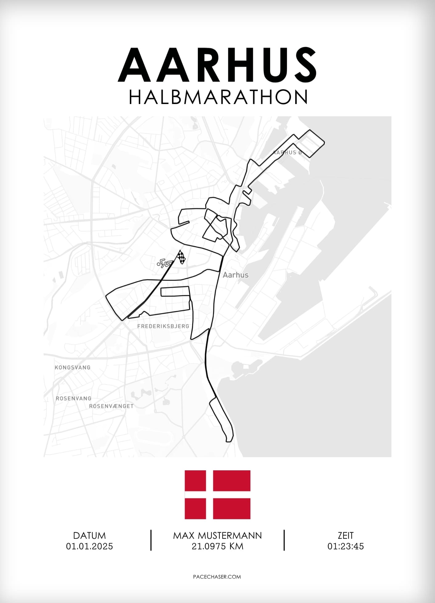 Aarhus Half Marathon Poster