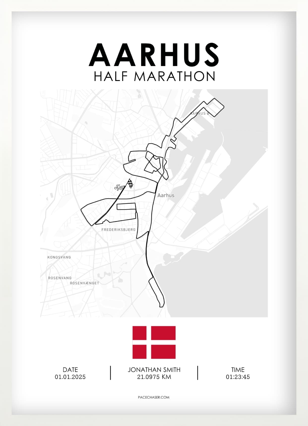 Aarhus Half Marathon Poster