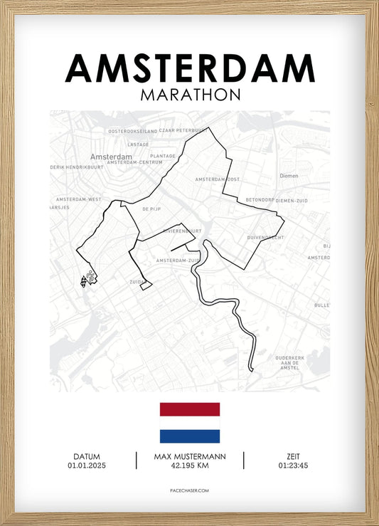 Marathon Amsterdam Poster (2024)